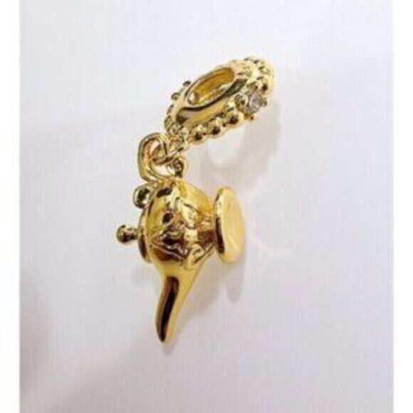 Aladdinand's Magic Lamp Charm, 925 Sterling Silver Charm Fits Pandora Bracelet - Picture 3 of 5